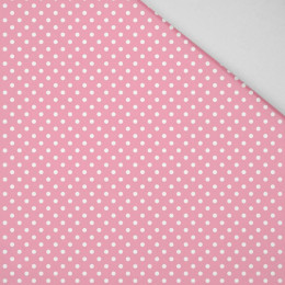 PUNKTE WEIß / Rosa - HOME DECOR PREMIUM Webware