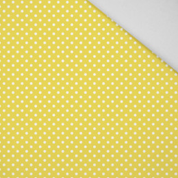 PUNKTE WEIß / gelb - HOME DECOR PREMIUM Webware