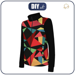 “MAX” KINDER TRAININGSJACKE - EIS MS. 2 / bunt - Funktionsstoff (Maschenstoff) (146/152)