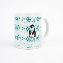 BECHER MIT AUFDRUCK - PINGUIN 2.0 / marine