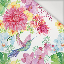 KOLIBRIS UND BLUMEN - Wasserabweisende Webware