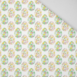 KÜKEN UND TULPEN / violett - HOME DECOR PREMIUM Webware