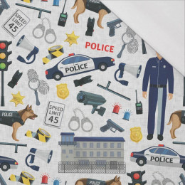 POLIZEI (HOBBIES UND BERUFE) / acid - bio single jerset mit Elastan  Sommersweat