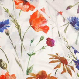 WIESENBLUMEN  - Viskose Webware