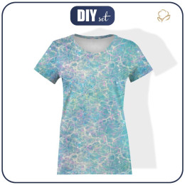 DAMEN T-SHIRT - REGENBOGEN-OZEAN Ms. 2 - Single Jersey