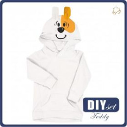 KINDER HOODIE "PARIS" (158/164) - HUND - Nähset 