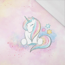 EINHORN (WUNDERLAND) - SINGLE JERSEY panoramisches Paneel (60cm x 155cm)