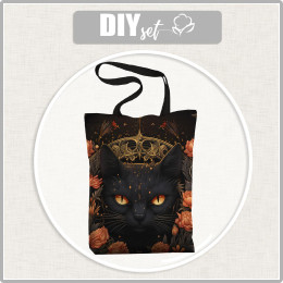 SHOPPER TASCHE - GOTHIC CAT - Nähset