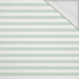 STREIFEN 1x1 - acid weiß / acid mint -  Sommersweat