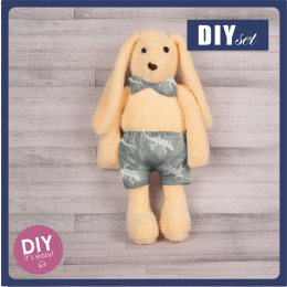 SHORTS + FLIEGE FÜR HASE - EIDECHSEN - Nähset