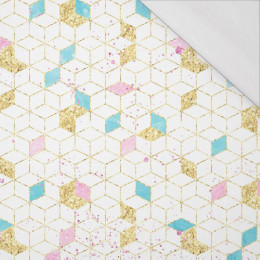 PASTELL MOSAIK (WUNDERLAND) - bio single jerset mit Elastan Sommersweat