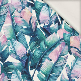AQUARELL BLÄTTER - Viskose Webware