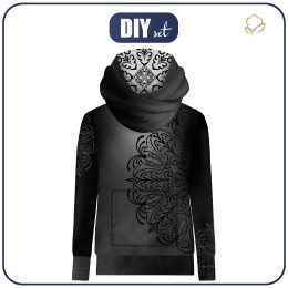 HYDROPHOBER HOODIE UNISEX - MISTY MANDALA - Nähset