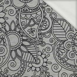 MEHNDI SCHWARZ / melange grau - Sommersweat