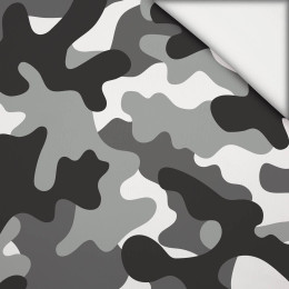 CAMOUFLAGE GRAU - leichte Maschenware angeraut