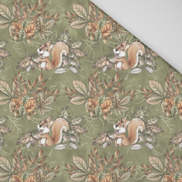 FRÖHLICHE EICHHÖRNCHEN (HERBST IM WALD) - HOME DECOR PREMIUM Webware