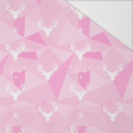 HIRSCHE (Adventure) / rosa - Hydrophober angerauter Wintersweat