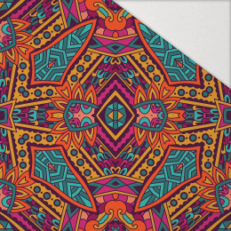 BUNTE MANDALA m. 1 - Hydrophober angerauter Wintersweat