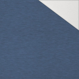 MELANGE BLAU - Hydrophober angerauter Wintersweat