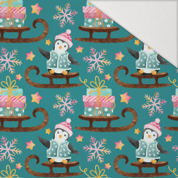 PINGUINE / SCHLITTEN (WEIHNACHTSPINGUINE) - Hydrophober angerauter Wintersweat