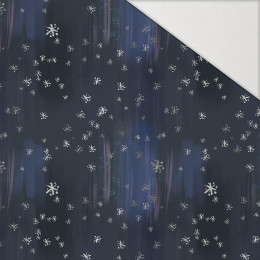 SCHNEEHIMMEL / navy (VERZAUBERTER WINTER) - Hydrophober angerauter Wintersweat