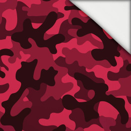 CAMOUFLAGE / viva magenta - leichte Maschenware angeraut