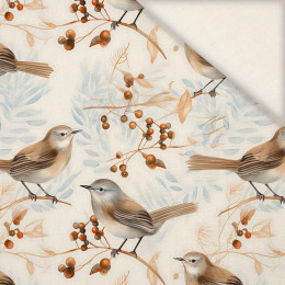 PASTEL BIRDS M. 1 - Leinen 100%