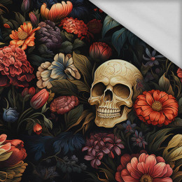 FLOWERS AND SKULL - Thermo lycra