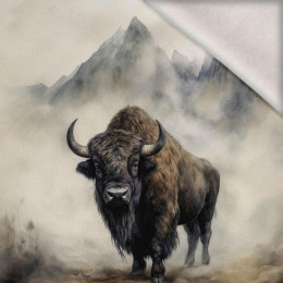 BISON - Paneel (60cm x 50cm) Wintersweat angeraut mit Elastan ITY