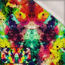 ABSTRAKTION Ms. 9 - Paneel (80cm x 155cm) Wintersweat angeraut mit Elastan ITY