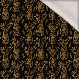 GOLD CHRISTMAS WZ. 4 - Wintersweat angeraut mit Elastan ITY