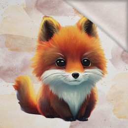 BABY FOX - Paneel (75cm x 80cm) Wintersweat angeraut mit Elastan ITY