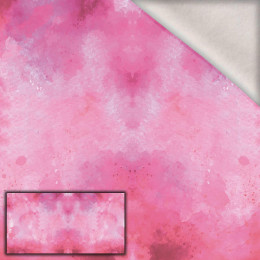 PINK SPECKS - Paneel (80cm x 155cm) Wintersweat angeraut mit Elastan ITY
