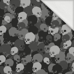 CAMOUFLAGE TOTENKÖPFE / grau - Sommerswea tmit Elastan ITY
