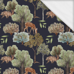 DEERS AND BEARS (INTO THE WOODS)- Single Jersey mit Elastan ITY