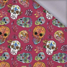 TOTENKÖPFE Ms. 3 / fuchsie (DIA DE LOS MUERTOS) - Softshell 