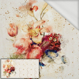 WATERCOLORS FLOWERS MS. 5 - Paneel (80cm x 155cm) Sommersweat