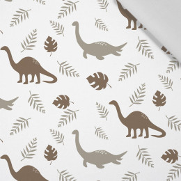 BRAUNE DINOSAURIER M. 3 - Baumwoll Webware