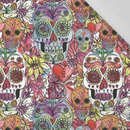 TOTENKÖPFE Ms. 4 / bunt (DIA DE LOS MUERTOS) - Baumwoll Webware