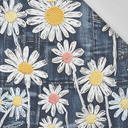 DAISIES DENIM IMITATION M. 1 - Baumwoll Webware