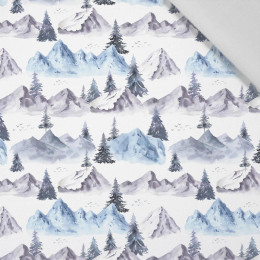 BERGE M.2 (GEMALTER WALD) - Baumwoll Webware