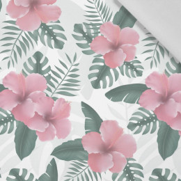 HIBISKUS Ms. 2 / rosa - Baumwoll Webware