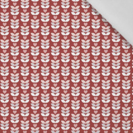 LIEBESTULPEN / rot (VALENTINES HERZEN) - Baumwoll Webware
