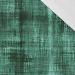 ACID WASH MS. 2 (flaschengrün)  - bio single jerset mit Elastan Sommersweat