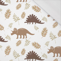 BRAUNE DINOSAURIER M. 4 - bio single jerset mit Elastan Sommersweat