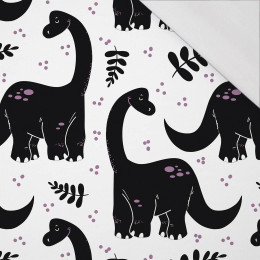 SCHWARZER DINOSAURIER / PFLANZEN - bio single jerset mit Elastan Sommersweat