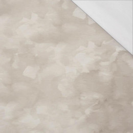 CAMOUFLAGE m. 2 / beige - bio single jerset mit Elastan Sommersweat