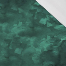 CAMOUFLAGE m. 2 / flaschengrün - bio single jerset mit Elastan Sommersweat