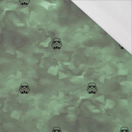 STORMTROOPERS (minimal) / CAMOUFLAGE m. 2 (olive) - bio single jerset mit Elastan Sommersweat