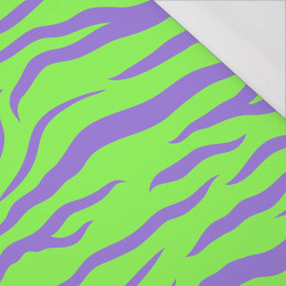 NEON ZEBRA M. 2 - bio single jerset mit Elastan Sommersweat